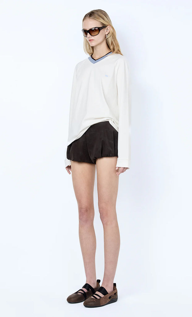 Bec & Bridge - Varsity L/S Tee - Ivory