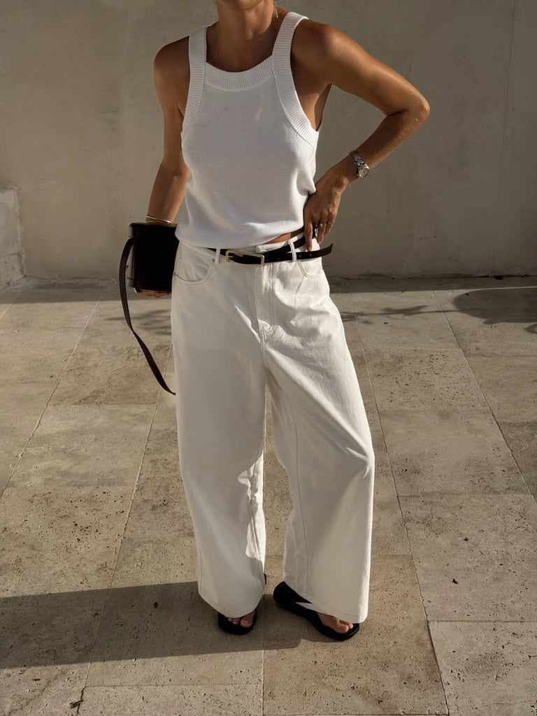 Sancia - The Soren Pant - White