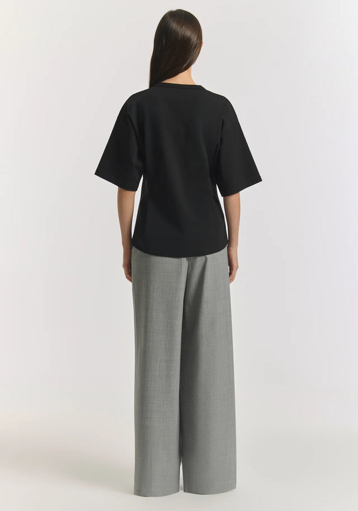Viktoria & Woods - Aries Ponte Tee - Black