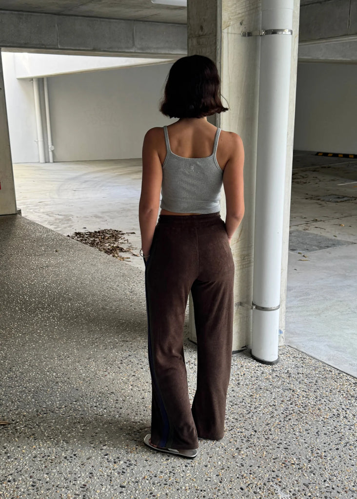Pinky & Kamal- Odyssey Terry Towelling Pant- Java Brown (Pre-Order)