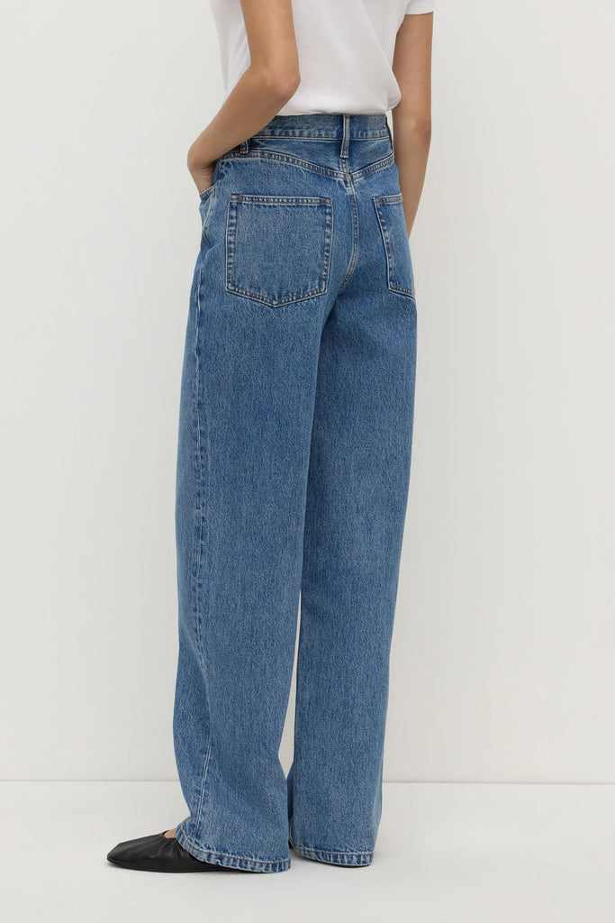 Assembly - High Rise Straight Jean - Classic Blue