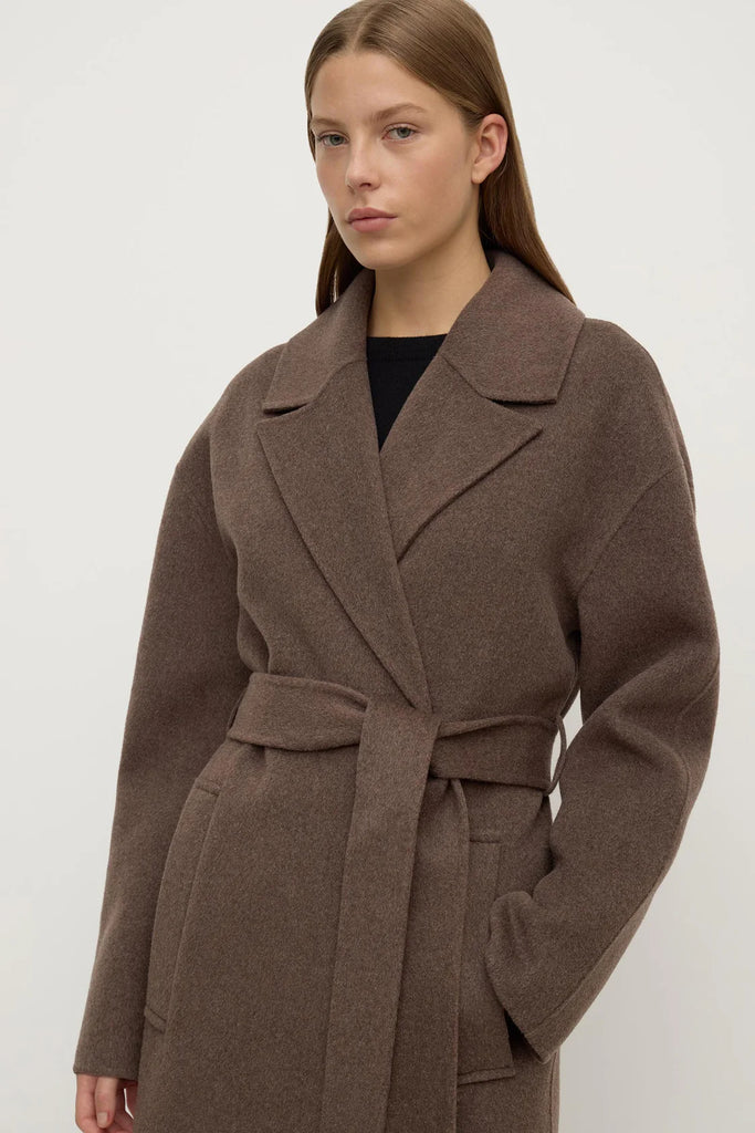 Assembly -  Ivy Wool Coat - Cocoa Marle