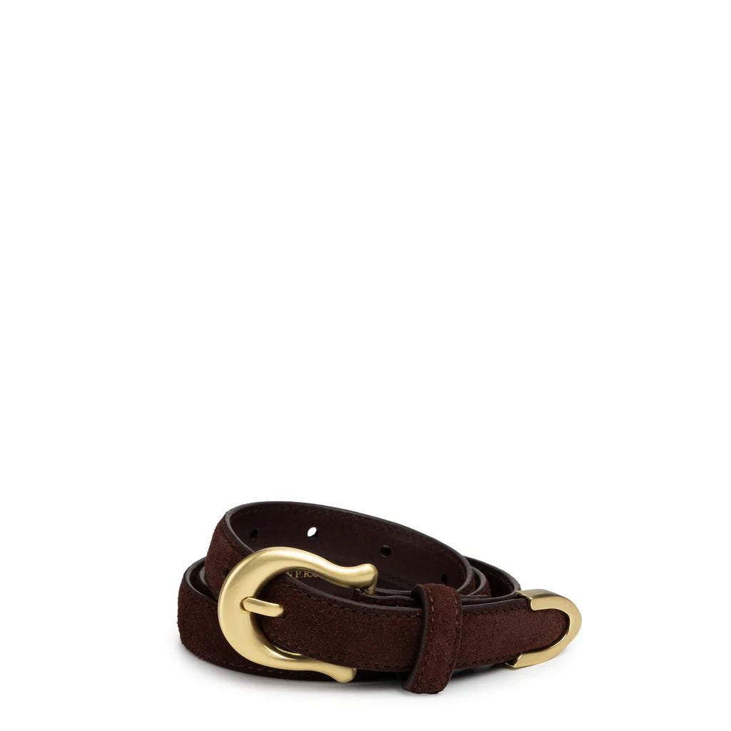 Sancia  - The Adela Belt - Espresso Suede