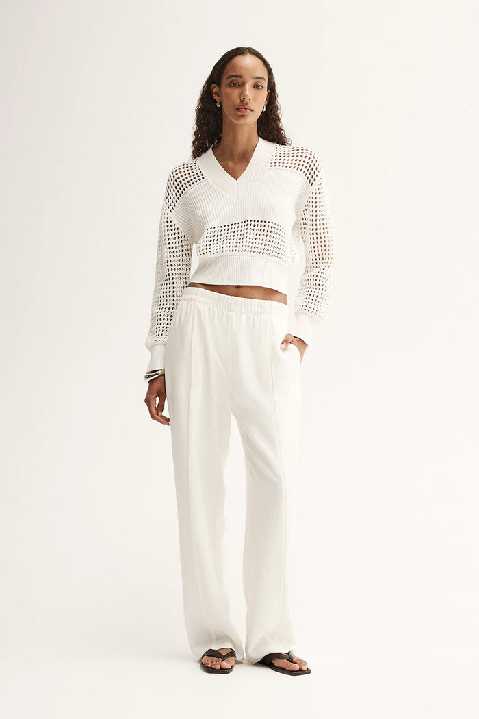 Elka - Aria Knit Jumper - White