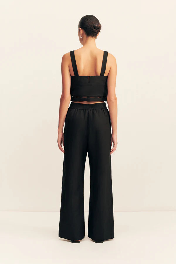 Shona Joy - Birdie Scallop Pant - Black