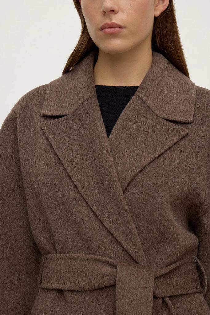 Assembly -  Ivy Wool Coat - Cocoa Marle