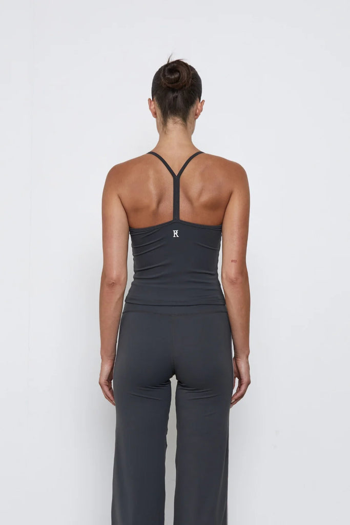 Pinky & Kamal - Racer Tank - Grey
