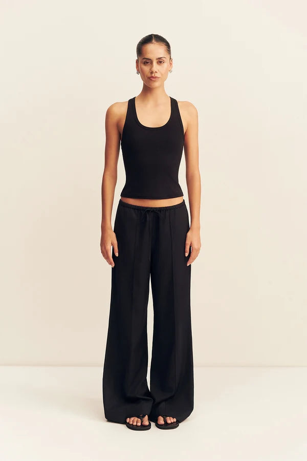 Shona Joy - Castro Drawstring Pant - Black