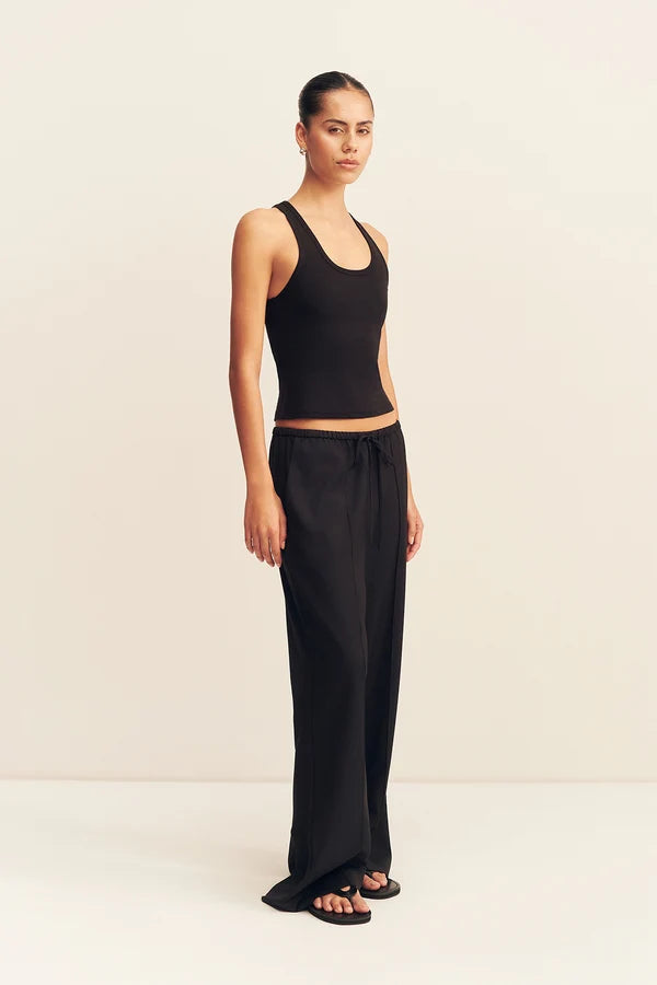 Shona Joy - Castro Drawstring Pant - Black
