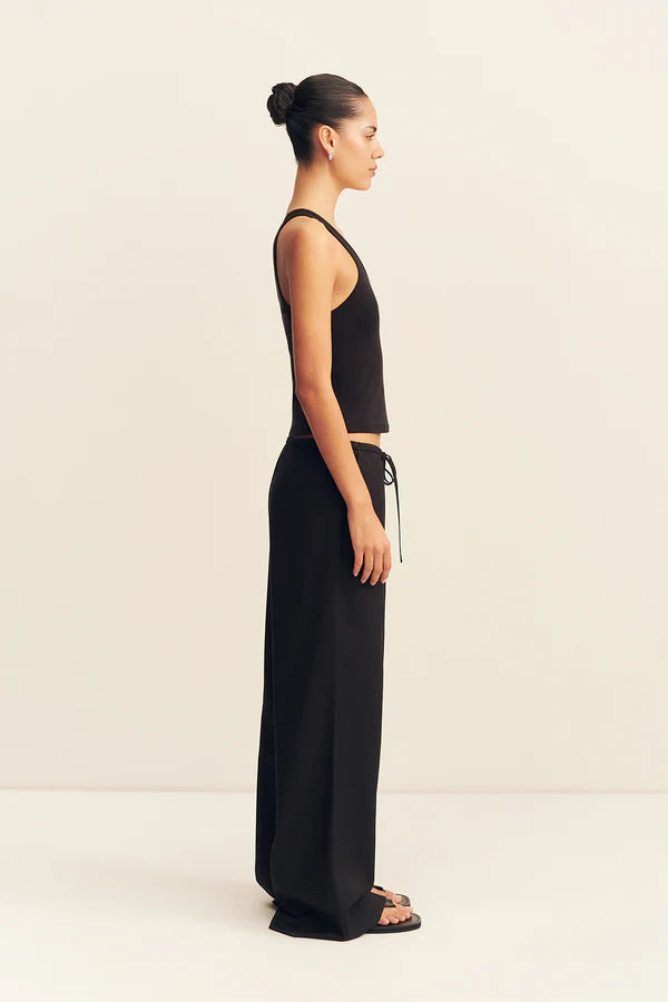 Shona Joy - Castro Drawstring Pant - Black