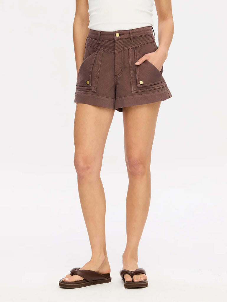 Kivari - Celene Denim Short - Chocolate