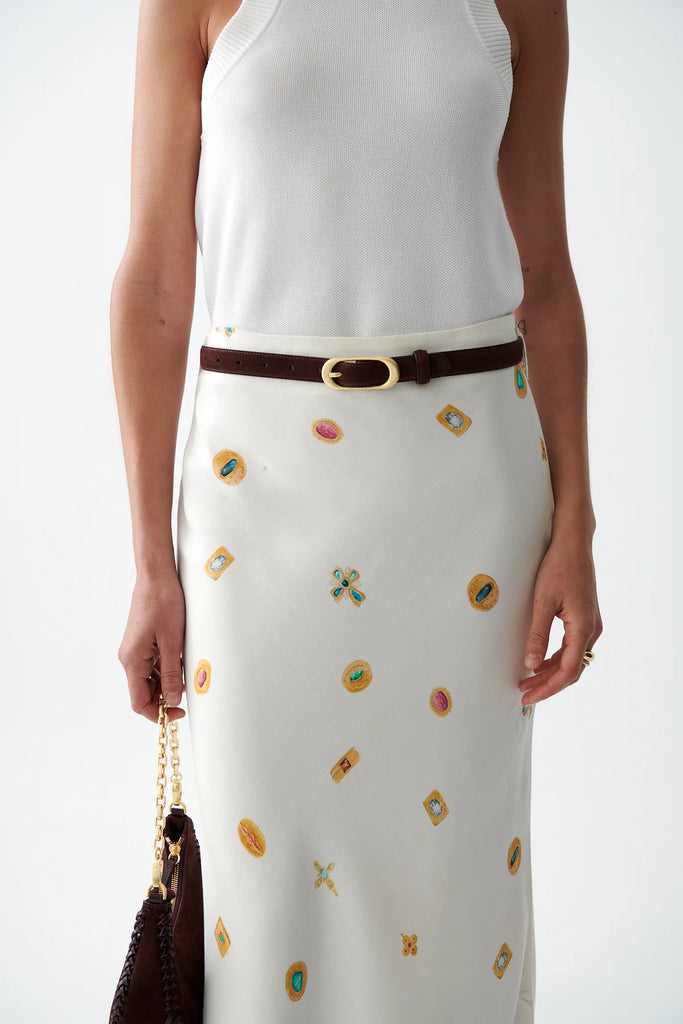 Sancia - The Mira Belt - Espresso Suede