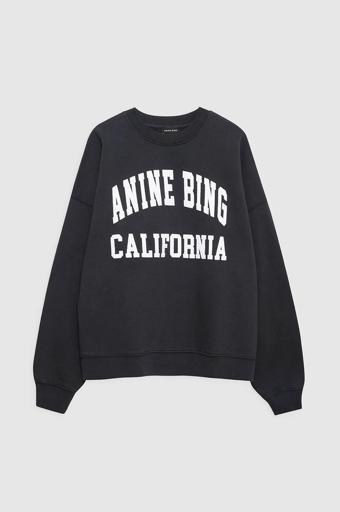 Anine Bing - Miles Sweatshirt - Vintage Black