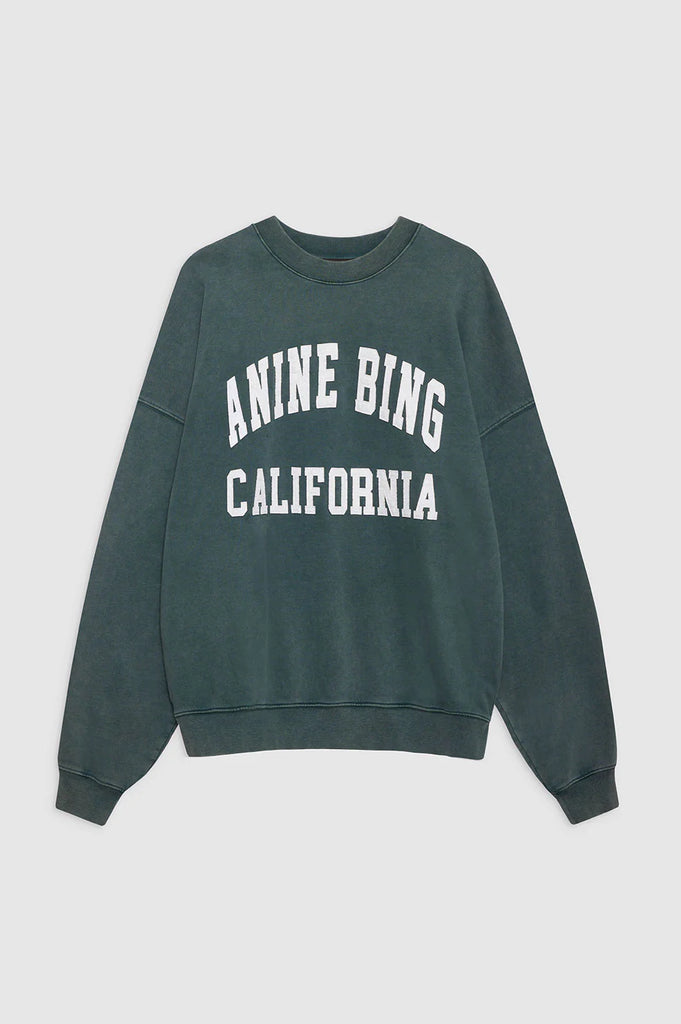 Anine Bing - Miles Sweatshirt - Washed Dark Sage
