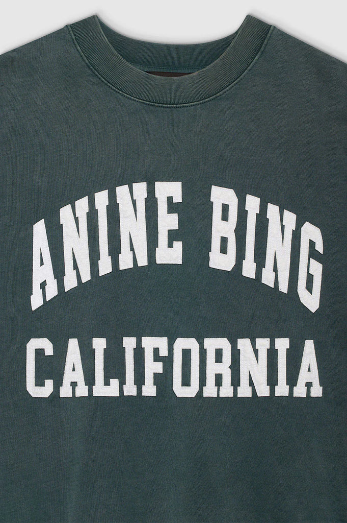 Anine Bing - Miles Sweatshirt - Washed Dark Sage