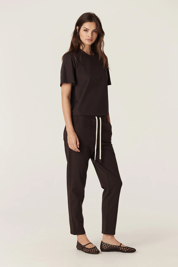 Cable - Pima Boxy Tee - Espresso