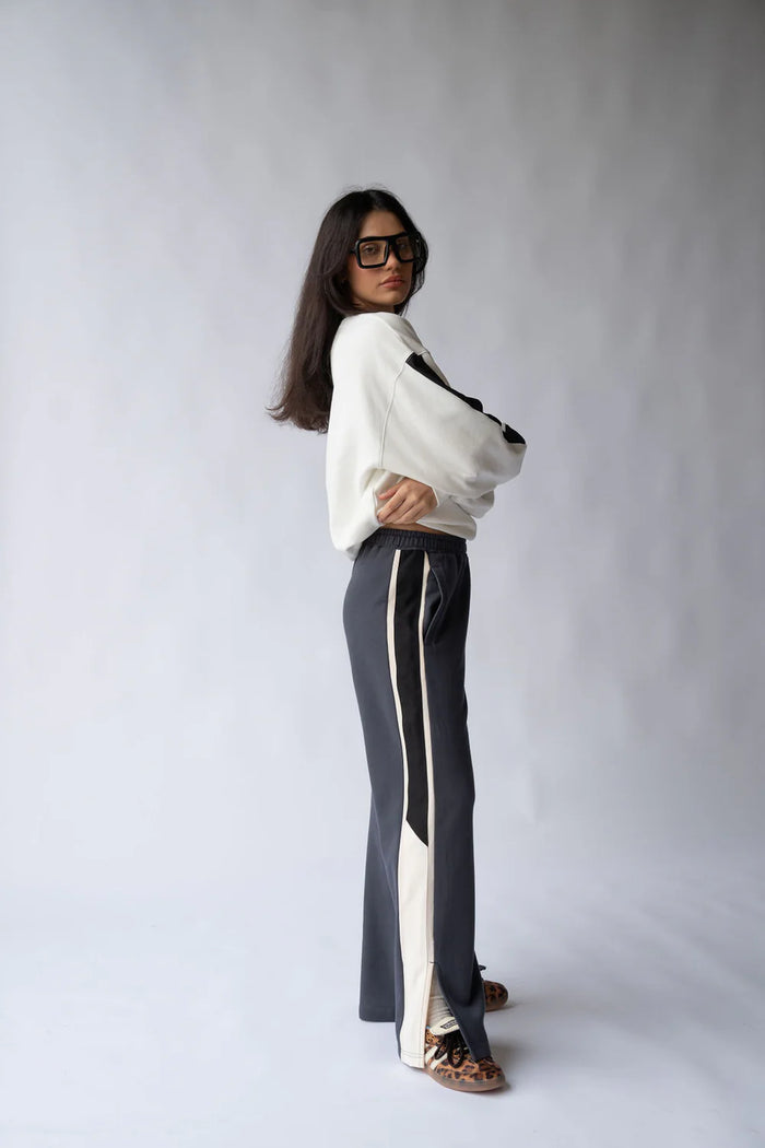 Araminta James - Parisienne trackpant - Washed Black
