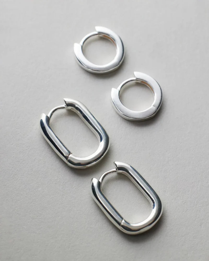 Saint Valentine - Amsterdam Hoops - Silver