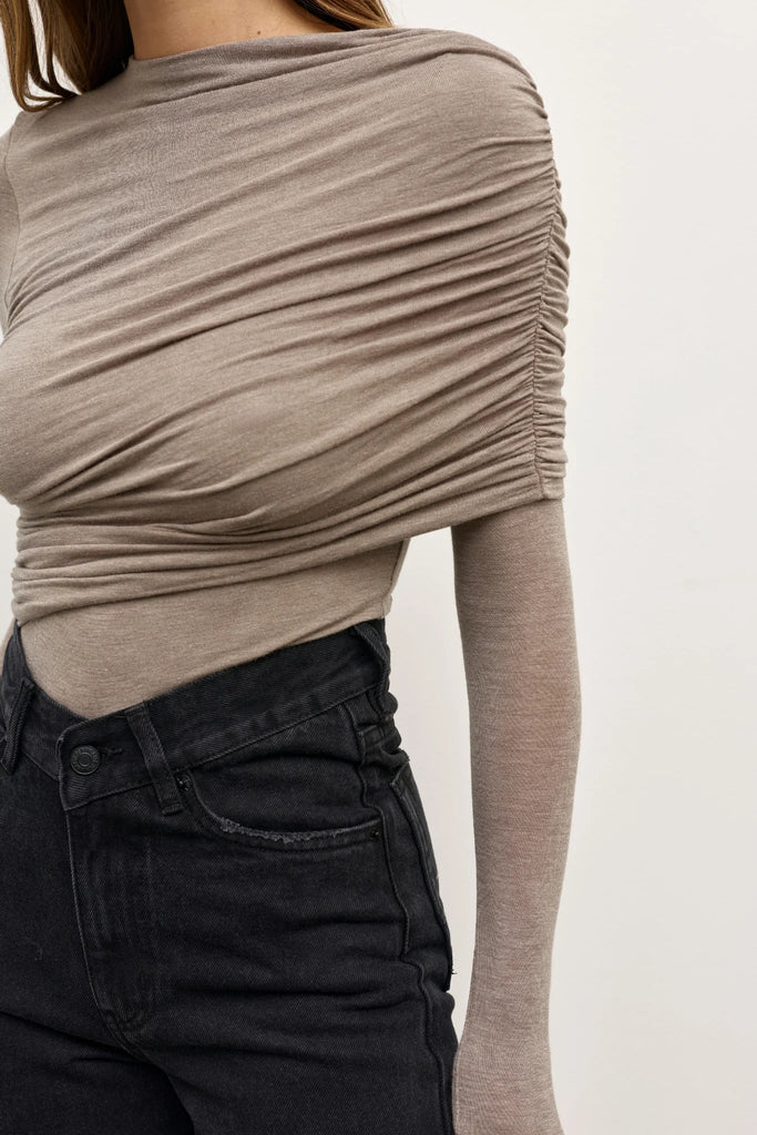 Bayse - Ariya Bodysuit - Grey Marle