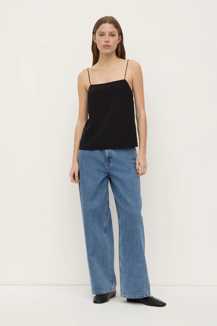 Assembly - Aime Silk Tank - Black