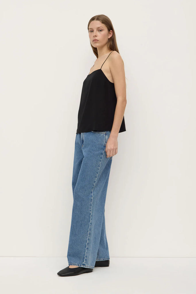 Assembly - Aime Silk Tank - Black