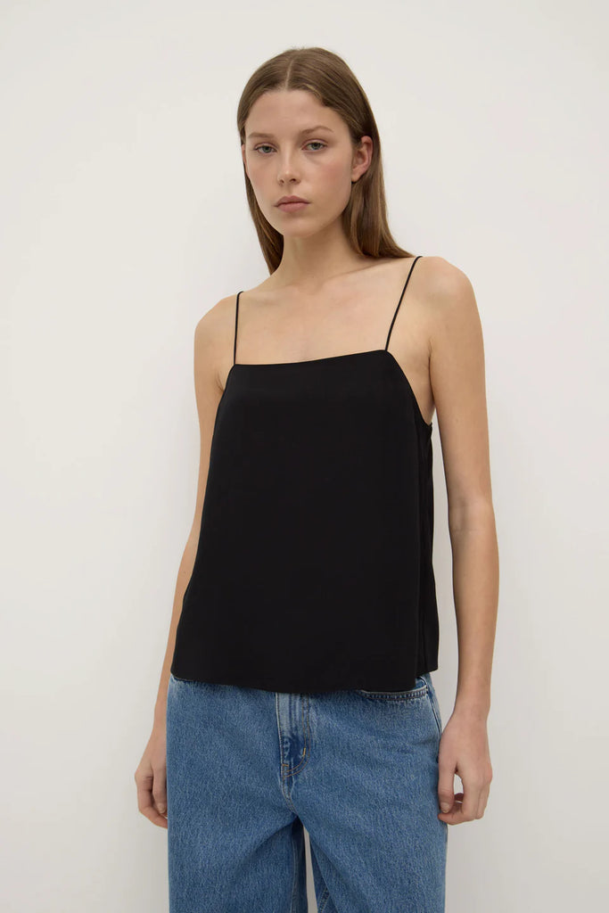 Assembly - Aime Silk Tank - Black