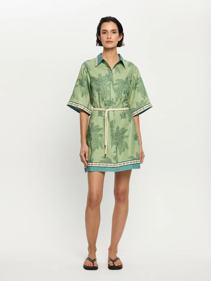 Kivari- Alani Mini Shirt Dress- Alani