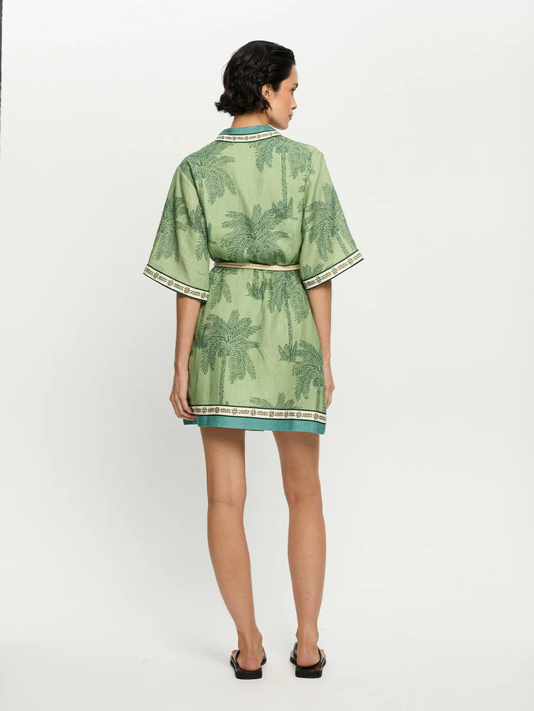 Kivari- Alani Mini Shirt Dress- Alani