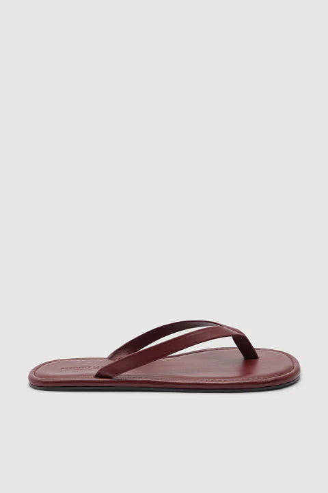 Assembly - Alina Leather Thong - Raisin