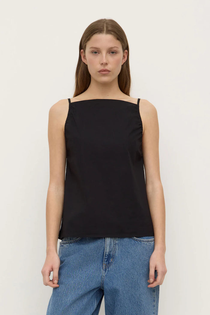 Assembly - Annie Poplin Tank - Black