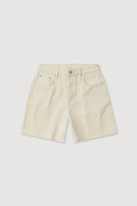 Assembly Label - Mid Rise Vintage Denim Short - Ecru