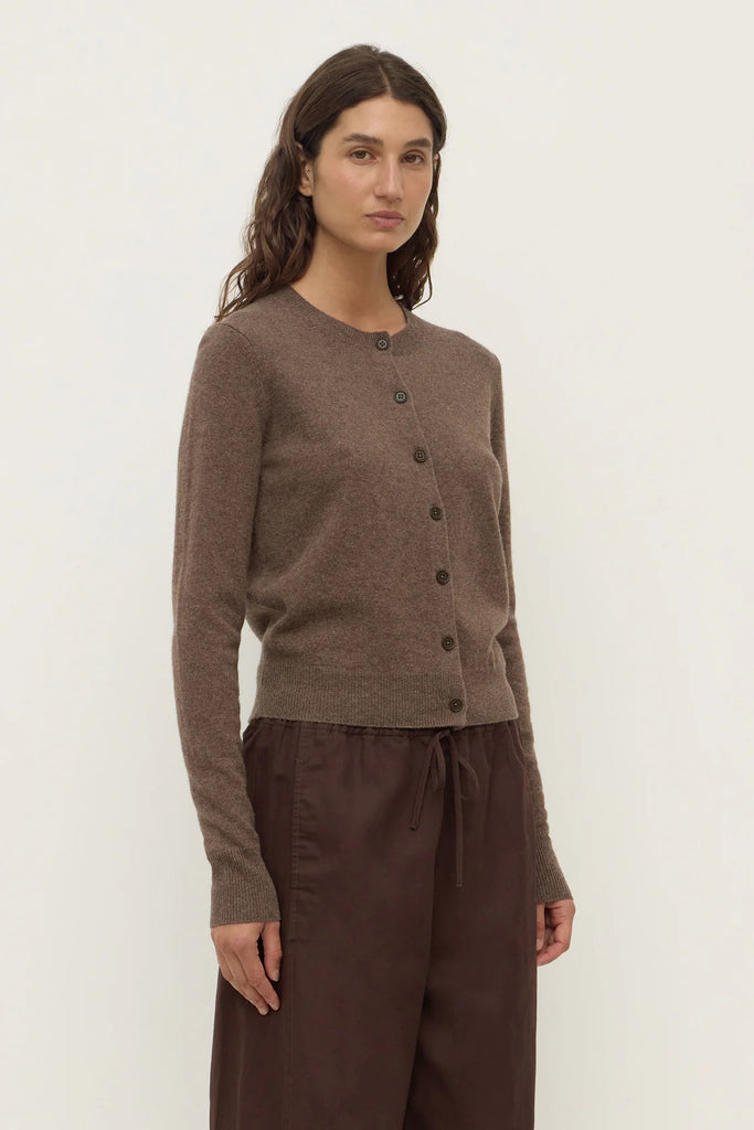 Assembly -  Benny Knit Cardigan - Cocoa Marle