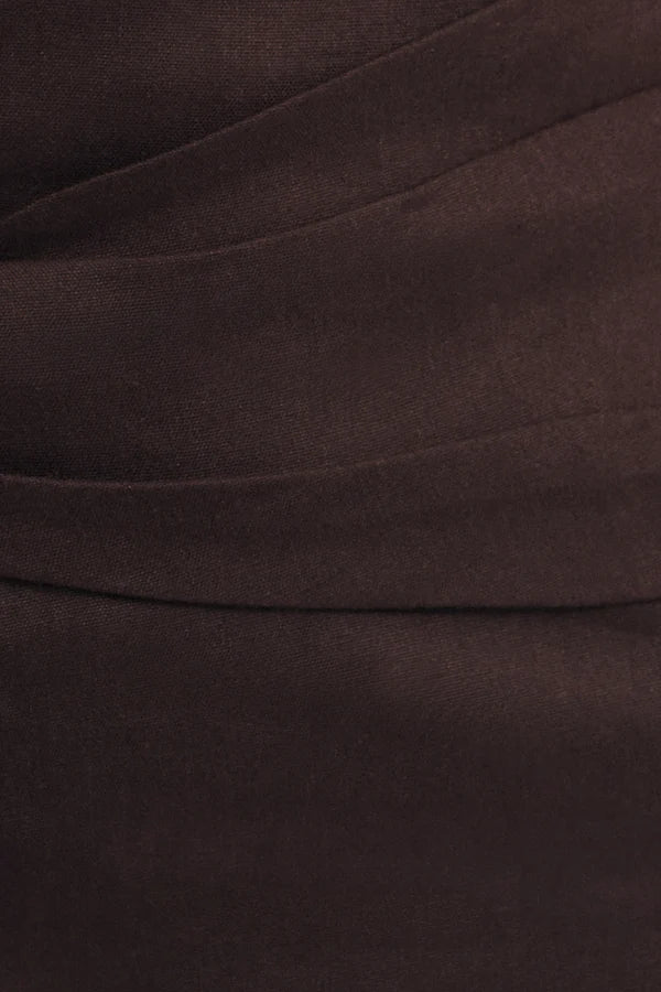 Shona Joy - Brooke Off Shoulder Top - Ganache