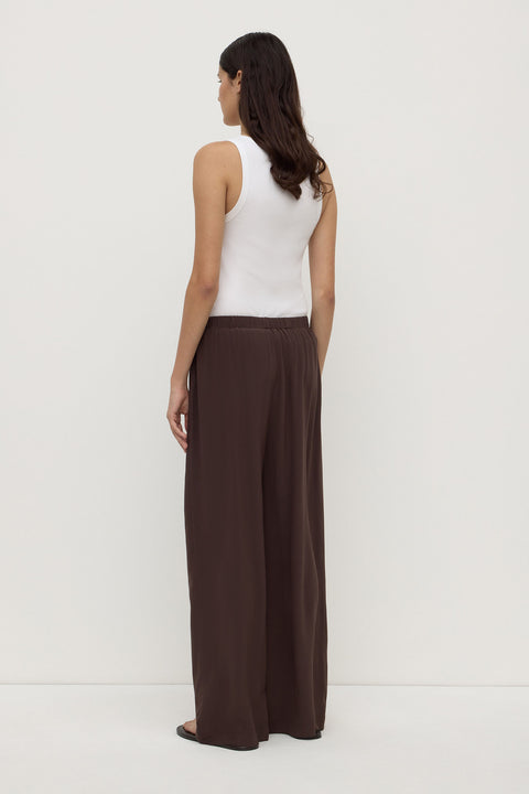 Assembly - Betty Silk  Pant - Ganache