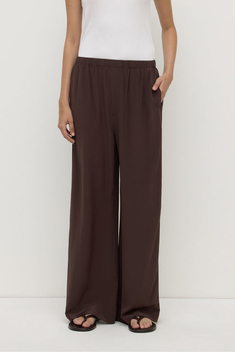 Assembly - Betty Silk  Pant - Ganache