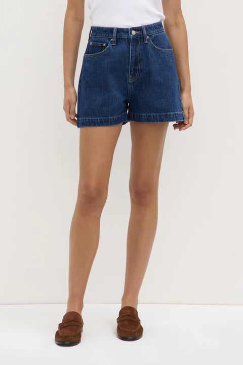 Assembly Label - Boxy Denim Short - Heritage Blue