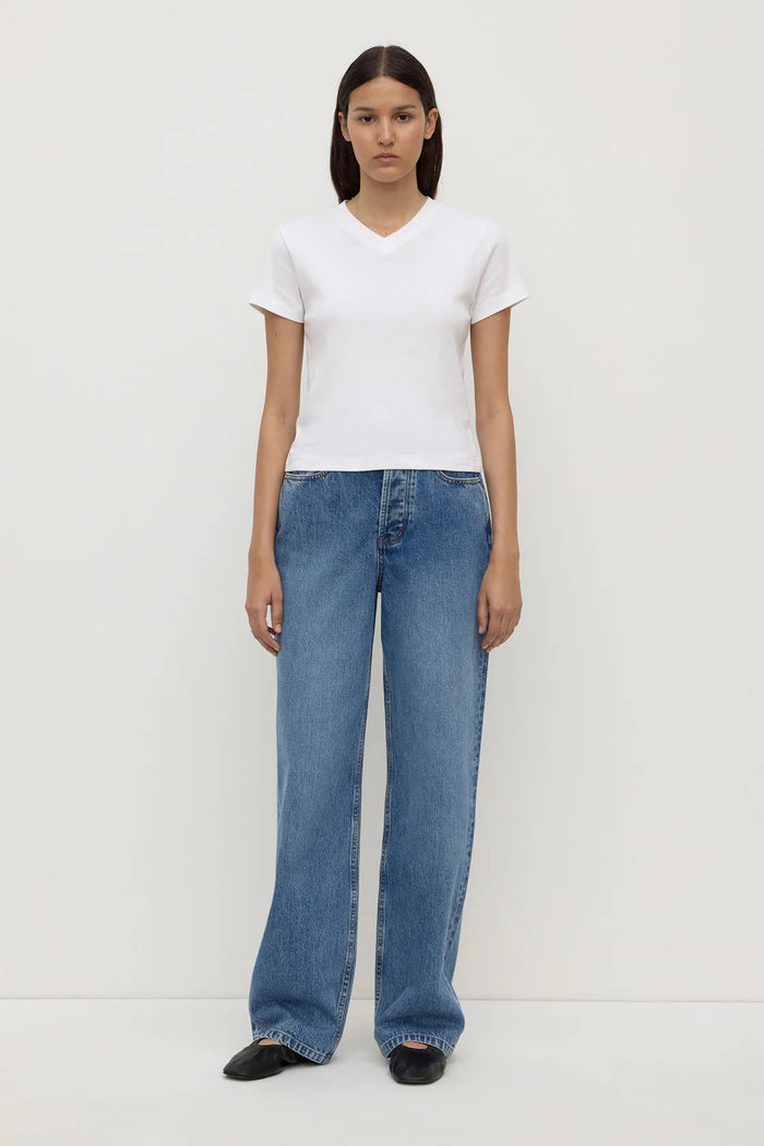 Assembly - High Rise Straight Jean - Classic Blue