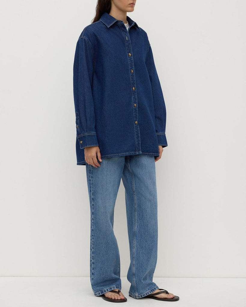 Assembly - Freya Denim Overshirt - Heritage Blue