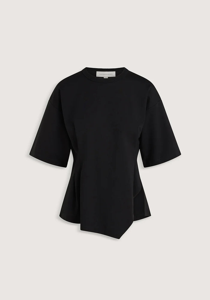 Viktoria & Woods - Aries Ponte Tee - Black