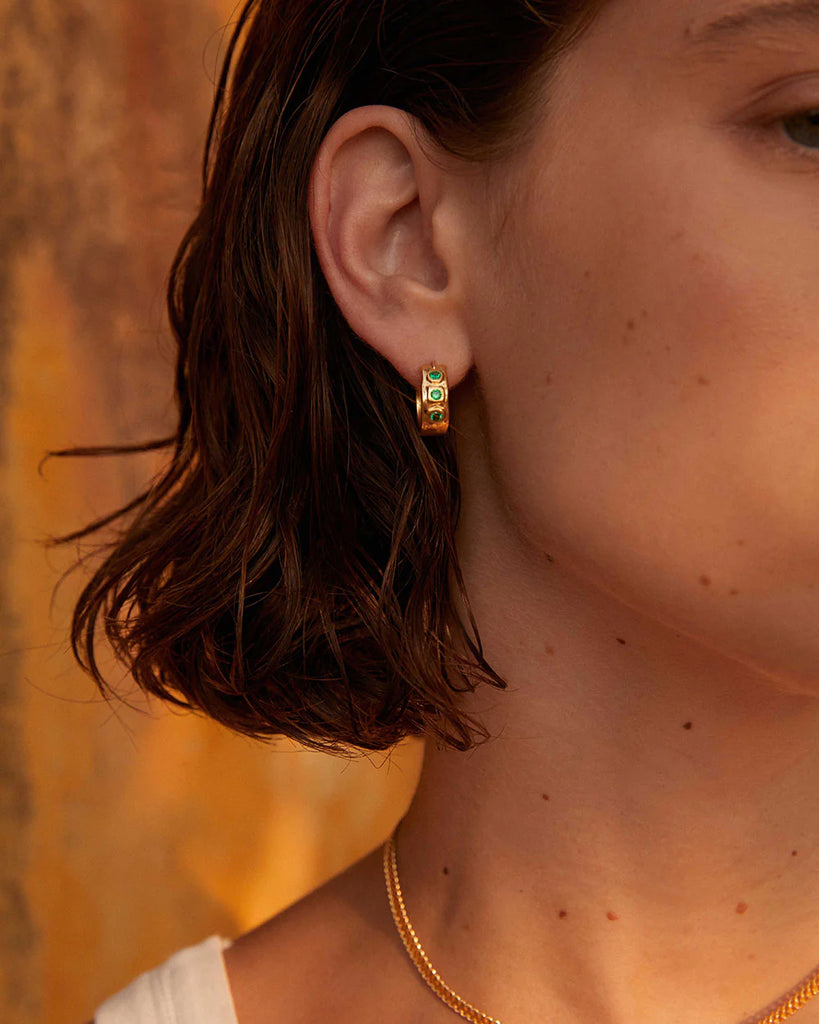 Kirstin Ash - Il Mare Hoops -18k Gold Vermeil