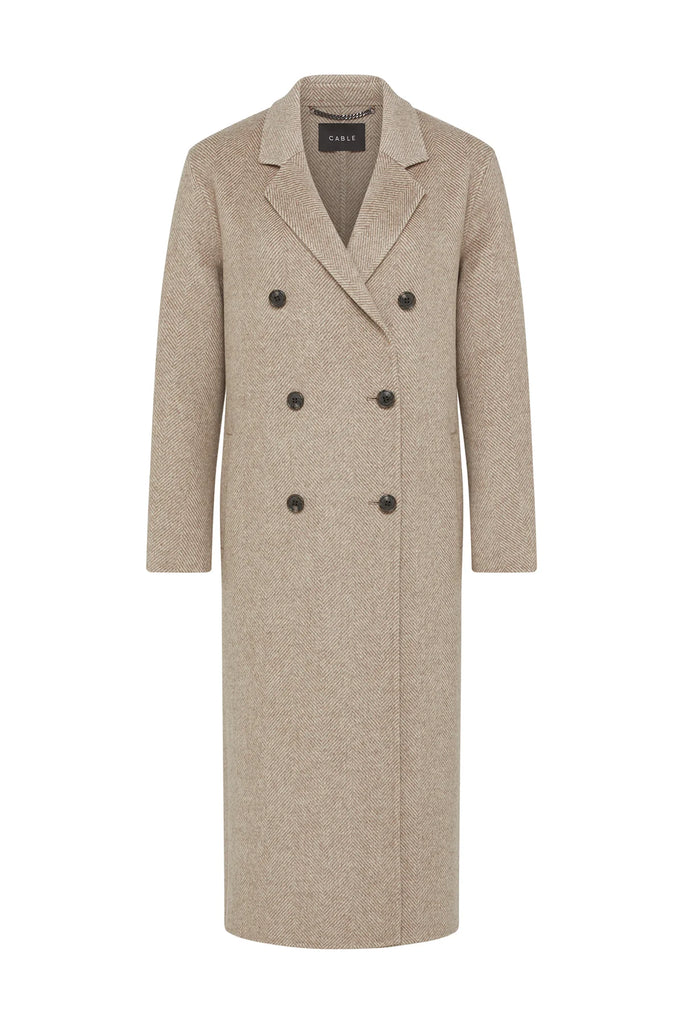 Cable- Ainsley Coat- Fawn