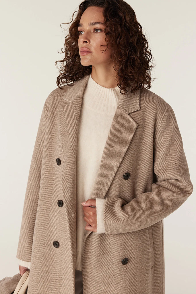Cable- Ainsley Coat- Fawn