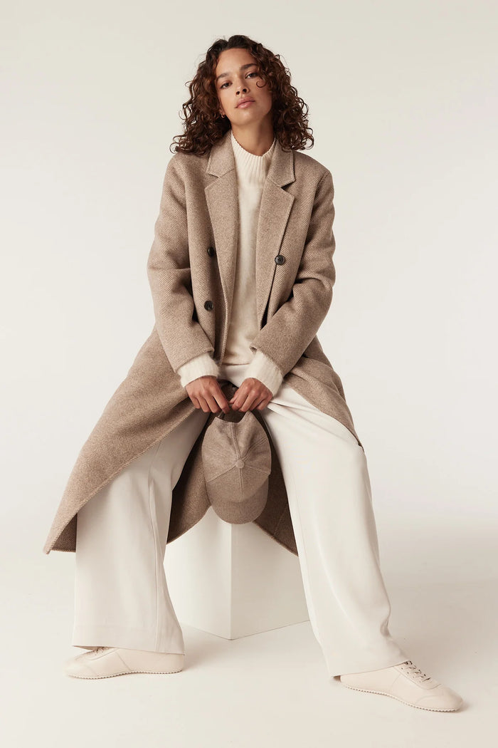 Cable- Ainsley Coat- Fawn