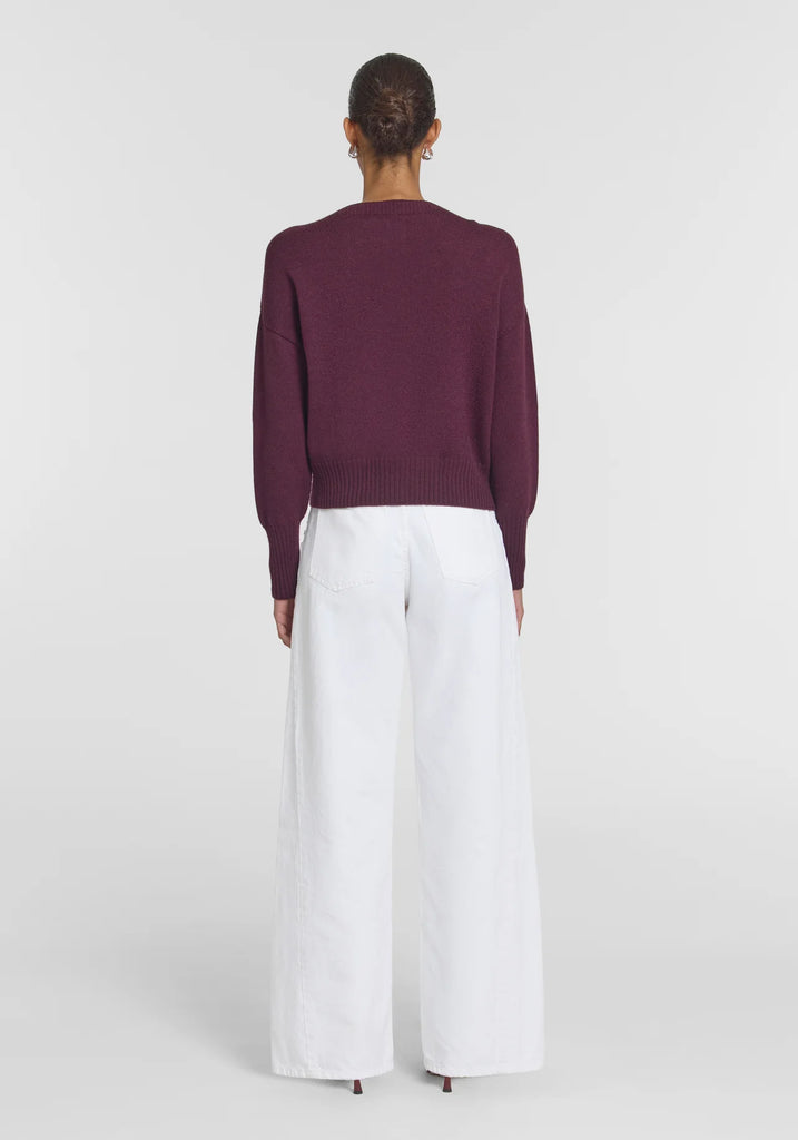 Viktoria & Woods - Hart Merino Cardigan - Garnet