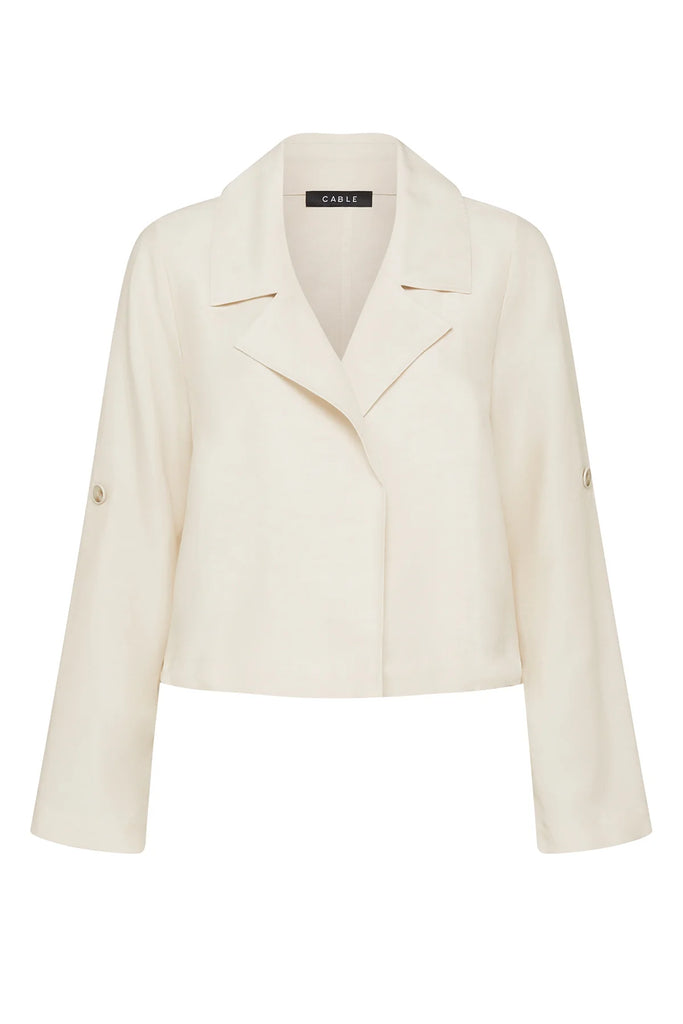 Cable - Goldie Jacket - Ecru