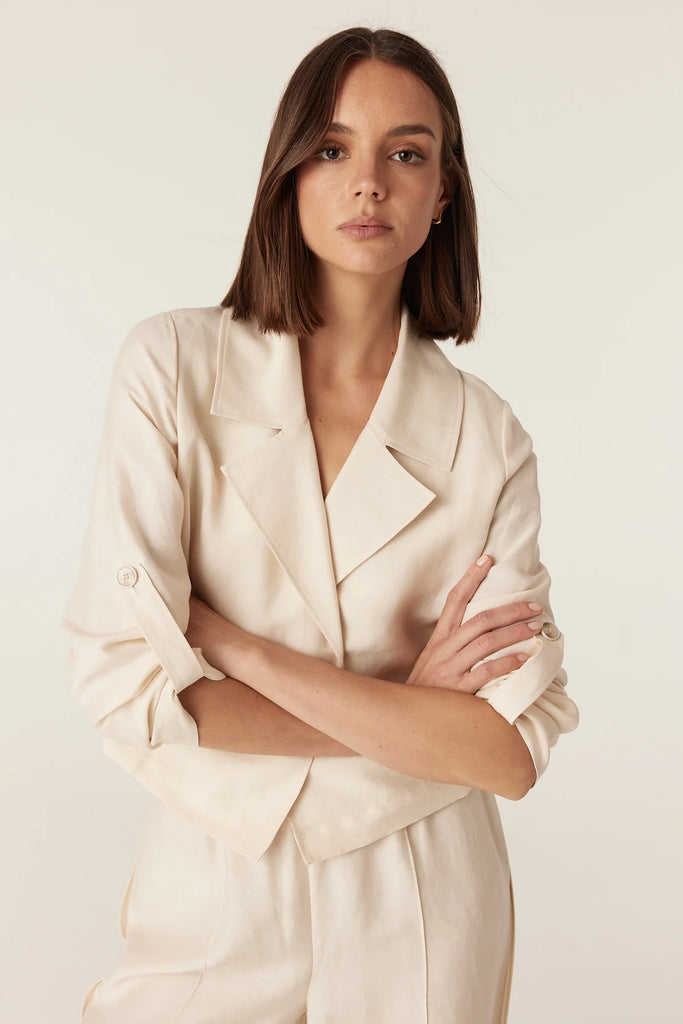 Cable - Goldie Jacket - Ecru