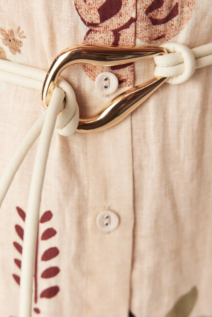 Cable - Venetian Belt - Ivory