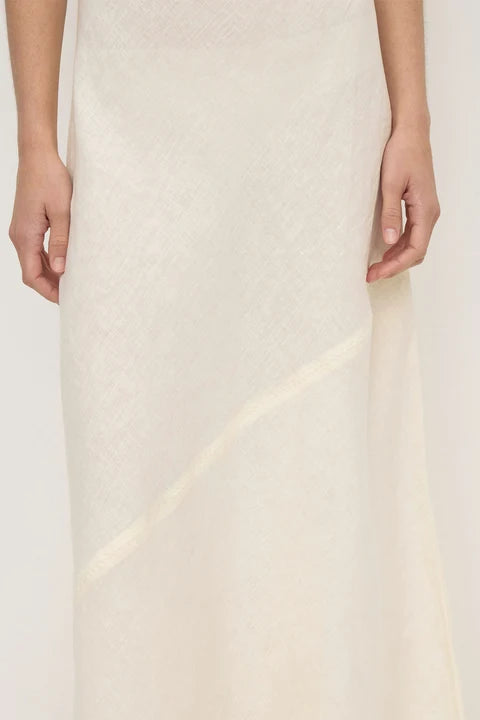 Assembly - Colette Linen SLip Dress - Vanilla
