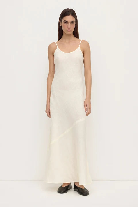 Assembly - Colette Linen SLip Dress - Vanilla