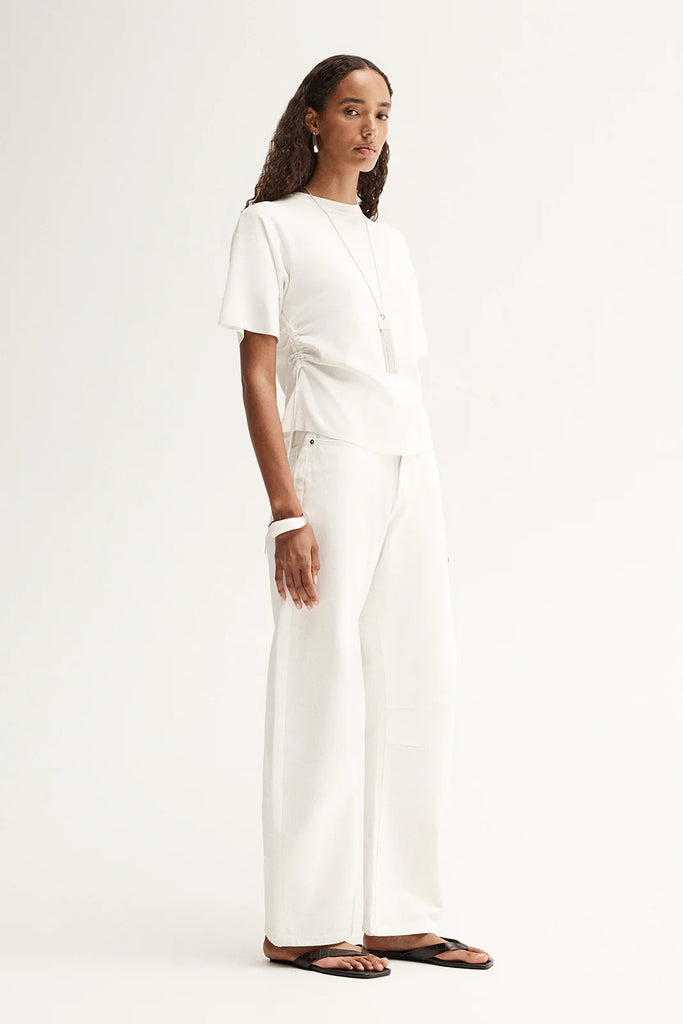 Elka - Marley Knit Top - White